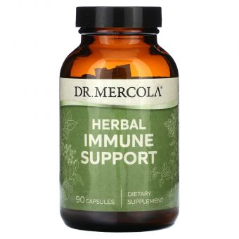 Поддержка иммунитета, Herbal Immune Support, Dr. Mercola, травяная, 90 капсул