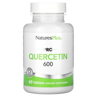 Кверцетин Pro, Quercetin, NaturesPlus, 600 мг, 60 таблеток