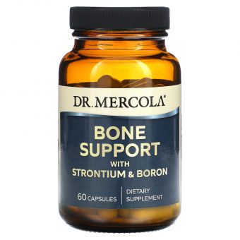 Підтримка кісток, стронцій та бор, Bone Support with Strontium and Boron, Dr. Mercola, 60 капсул