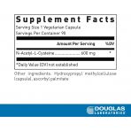 N-ацетил-L-цистеин, N-Acetyl-L-Cysteine, Douglas Laboratories, 600 мг, 90 вегетарианских капсул