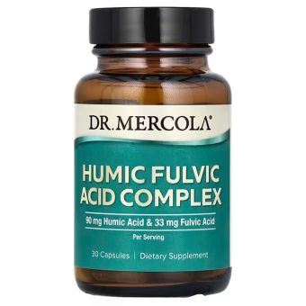 Гуминовая и фульвовая кислота, комплекс, Humic Fulvic Acid Complex, Dr. Mercola, 30 капсул