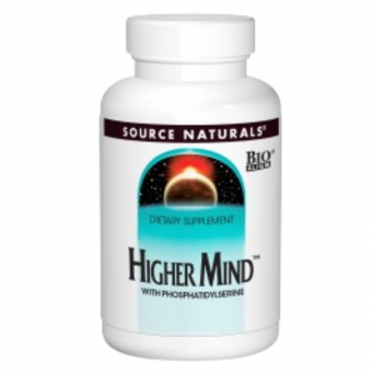 Поліпшення роботи мозку, формула, Higher Mind, Source Naturals, 60 таблеток