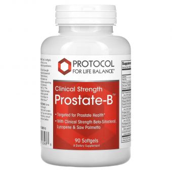 Підтримка простати, Prostate-B, Protocol for Life Balance, клінічна ефективність, 90 гелевих капсул