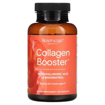 Коллаген, Collagen Booster, ReserveAge Nutrition, 120 капсул