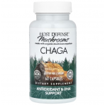 Чага, Chaga, Host Defense, Mushrooms™, антиоксидант и поддержка ДНК, 60 капсул