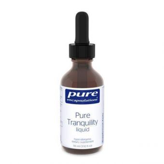 Глицин, ГАМК и теанин, Pure Tranquility liquid, Pure Encapsulations, от стресса, 116 мл.