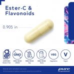 Эстер-C и флавоноиды, Ester-C & flavonoids, Pure Encapsulations, антиоксидантная, иммунная и сосудистая поддержка, 180 капсул