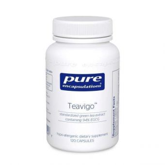 Високоочищений екстракт зеленого чаю, Teavigo, Pure Encapsulations, 120 капсул