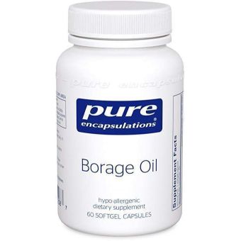 Масло Огуречника, Borage Oil, Pure Encapsulations, 60 капсул