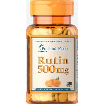 Рутин, Rutin, Puritan's Pride, 500 мг, 100 таблеток