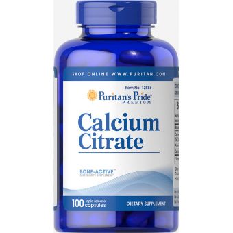 Кальцій цитрат, Calcium Citrate, Puritan's Pride, 100 капсул