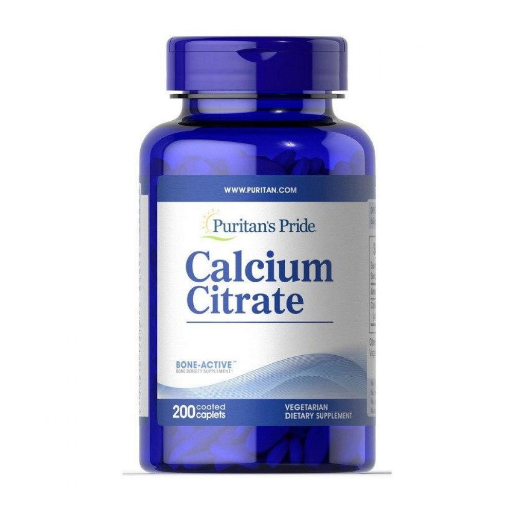 Кальцій цитрат, Calcium Citrate, Puritan's Pride, 200 капсул