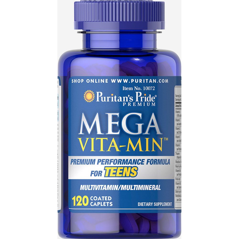 Мультивітаміни для підлітків, Multivitamins for Teens, Puritan's Pride, 120 капсул