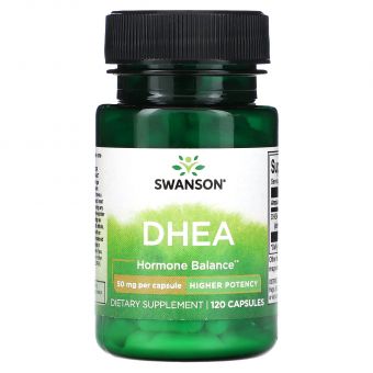 ДГЕА (дегідроепіандростерон), Ultra DHEA, Swanson, 50 мг, 120 капсул