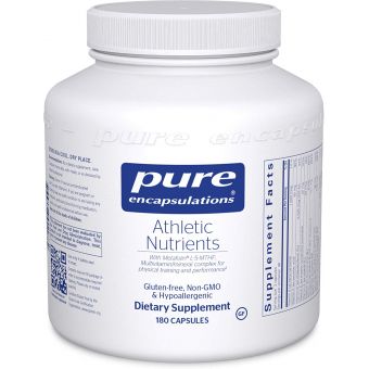 Мультивитаминно-минеральный комплекс для тренировок, Athletic Nutrients, Pure Encapsulations, 180 капсул