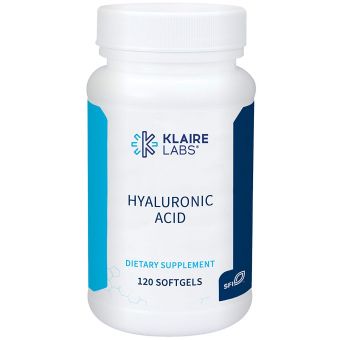 Гиалуроновая кислота, Hyaluronic Acid, Klaire Labs, 120 гелевых капсул