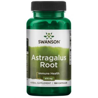 Астрагал, корінь, Astragalus Root, Swanson, 470 мг, 100 капсул