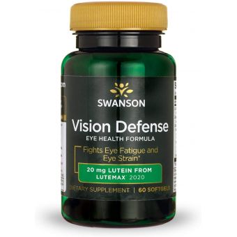 Формула для зрения, Ultra Vision Defense, Swanson, 60 гелевых капсул