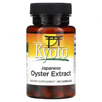 Экстракт устриц, Kyoto Japanese Oyster Extract, Swanson, 60 капсул