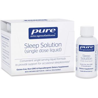 Поддержка сна, Sleep Solution, Pure Encapsulations, жидкость для разовой дозы, 6 бутылочек по 58 мл