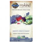 Мультивітаміни для чоловіків, Men&#39;s Once Daily, Garden of Life, MyKind Organics, 1 на день, 30 веганських пігулок