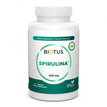 Спирулина, Spirulina, Biotus, 500 мг, 200 