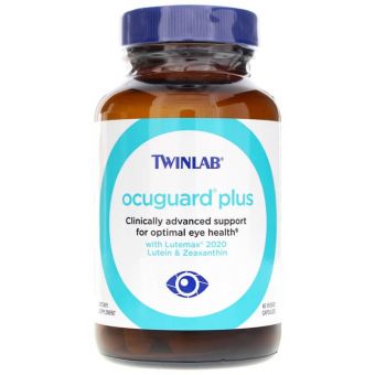 Витамины для глаз, OcuGuard Plus, Twinlab, 60 вегетарианских капсул