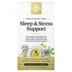 Поддержка сна и снижение стресса, Sleep & Stress Support, Solgar,  30 растительных капсул