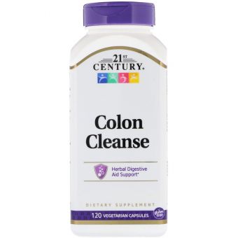 Очищающая смесь, Colon Cleanse, 21st Century, 120 капсул