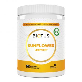 Лецитин подсолнечный, Lecithin Sunflower, Biotus, 454 г 