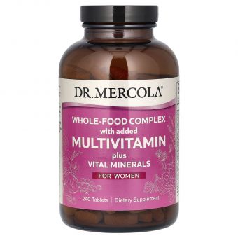 Мультивітаміни для жінок, Multivitamin Plus Vital Minerals, Dr. Mercola, 240 таблеток