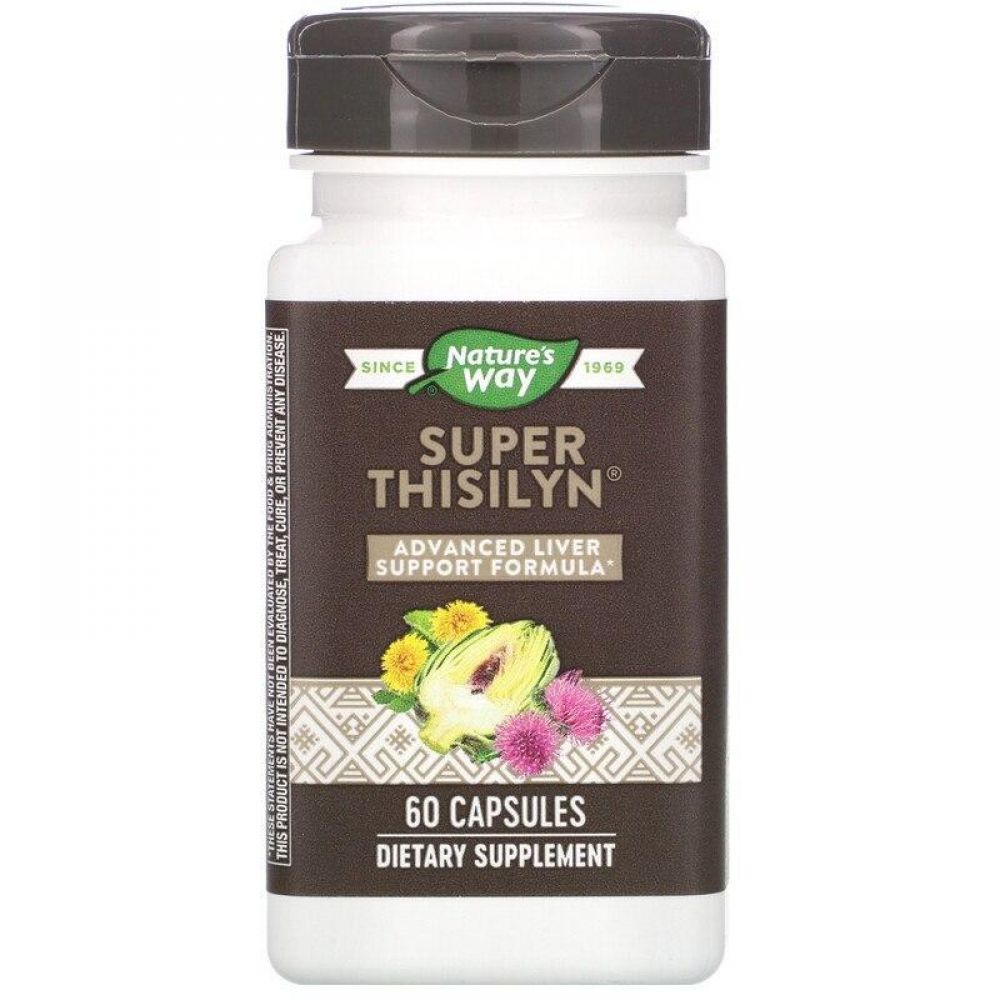 Поддержка печени, Super Thisilyn, Nature's Way, 60 капсул