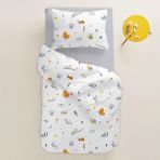 Детское постельное белье в кроватку GREY BEES