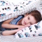 Детское постельное белье в кроватку BLUE BUILDING