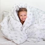 Дитяча постільна білизна в ліжечко CROWN & DOTS