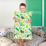 Детское постельное белье в кроватку GREEN DINO