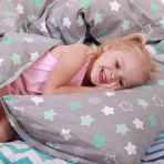 Детское постельное белье в кроватку MINT STARS