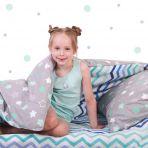 Дитяча постільна білизна в ліжечко MINT STARS
