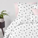 Двуспальная постель с простыней на резинке BIG STAR CS4