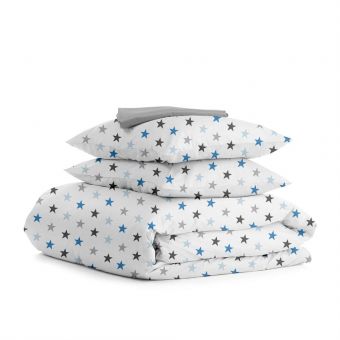 Семейный комплект постельного белья BLUE STAR CS1