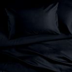 Полуторное постельное белье сатин BLACK CS7