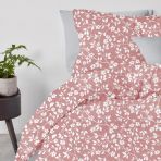 Полуторная постель с простыней на резинке ROSE FLOWERS