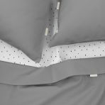 Двуспальная постель с простыней на резинке SHADOW CS7