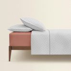Полуторная постель с простыней на резинке MINI DOTS CS10