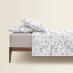 Двуспальная постель с простыней на резинке STEPPE FLOWERS CS1