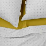 Двуспальная постель с простыней на резинке MINI DOTS CS9