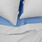Двуспальная постель с простыней на резинке MINI DOTS CS6