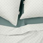 Семейная постель с простыней на резинке MINI DOTS CS21