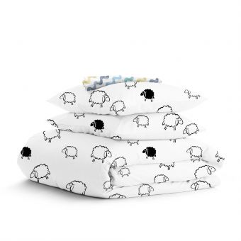 Семейный комплект постельного белья BLACK SHEEP CS4