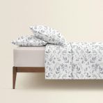 Двуспальная постель с простыней на резинке STEPPE FLOWERS CS2
